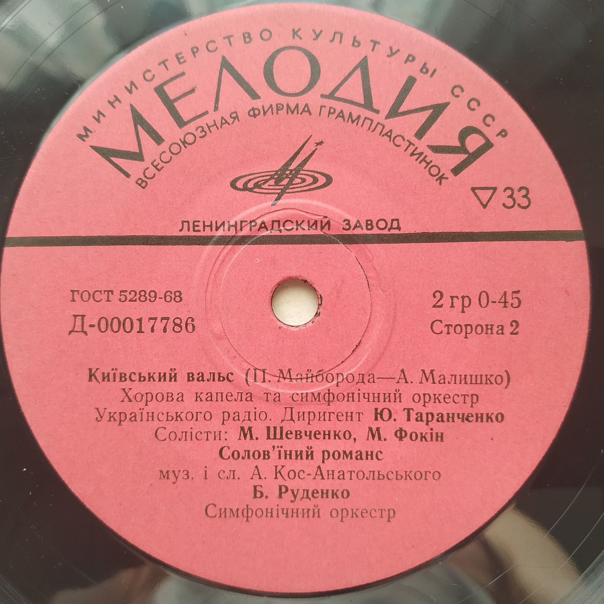 Песни украинских композиторов