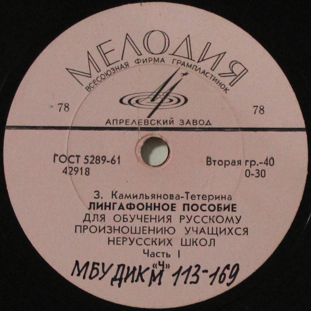 Лингафонное пособие