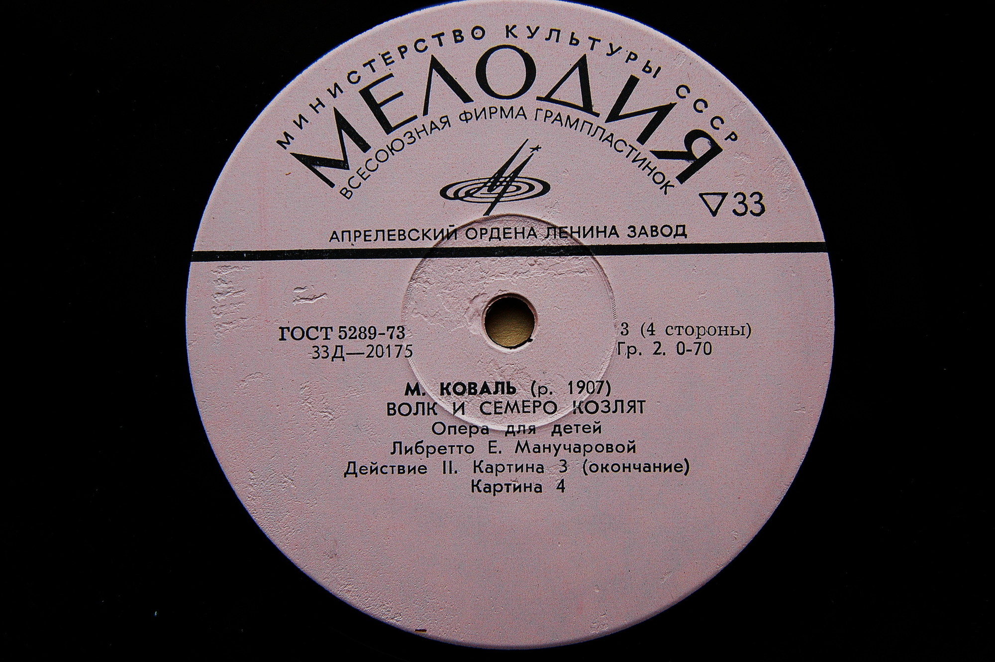 М. КОВАЛЬ (1907-1971) «Волк и семеро козлят»: опера для детей