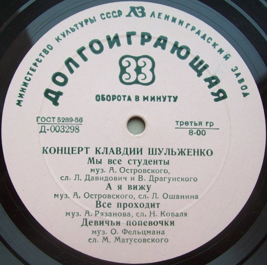 Концерт Клавдии Шульженко