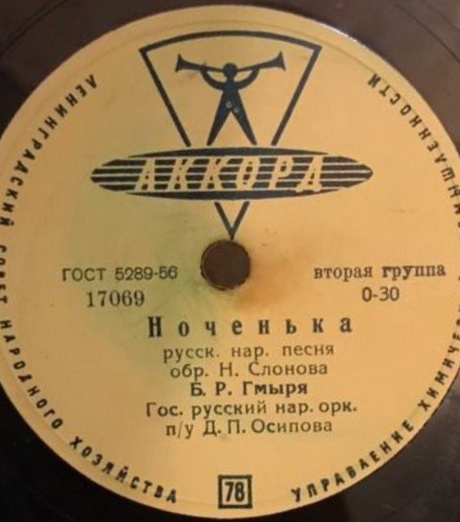 Б. Р. Гмыря - Ноченька / Вдоль по Питерской