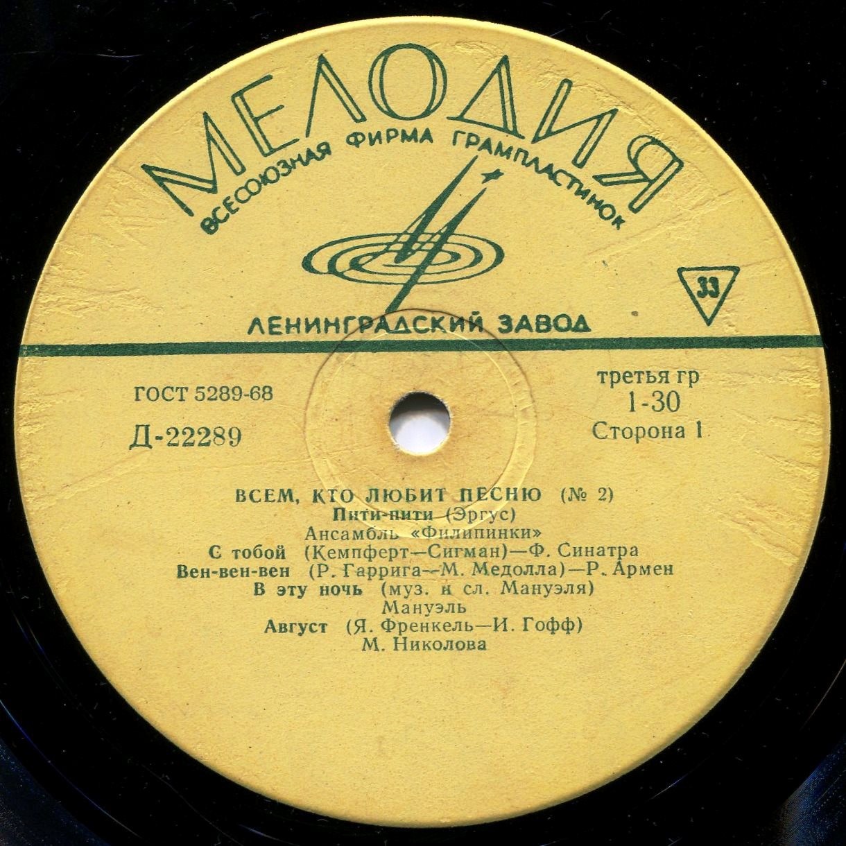 Всем, кто любит песню (№ 2)