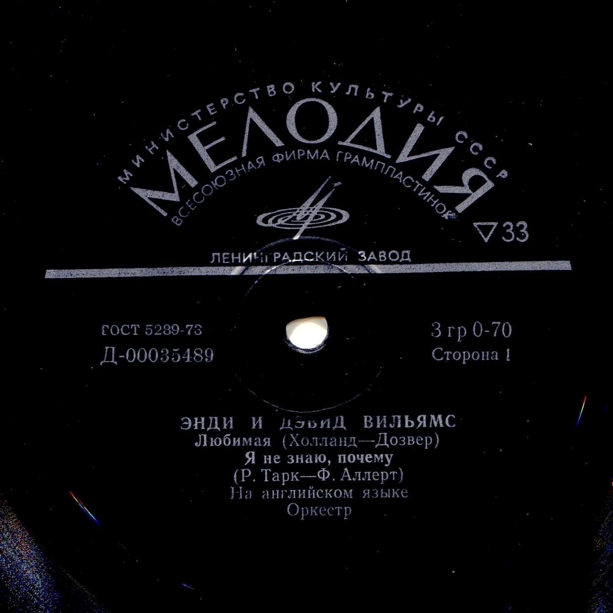 Энди и Дэвид ВИЛЬЯМС