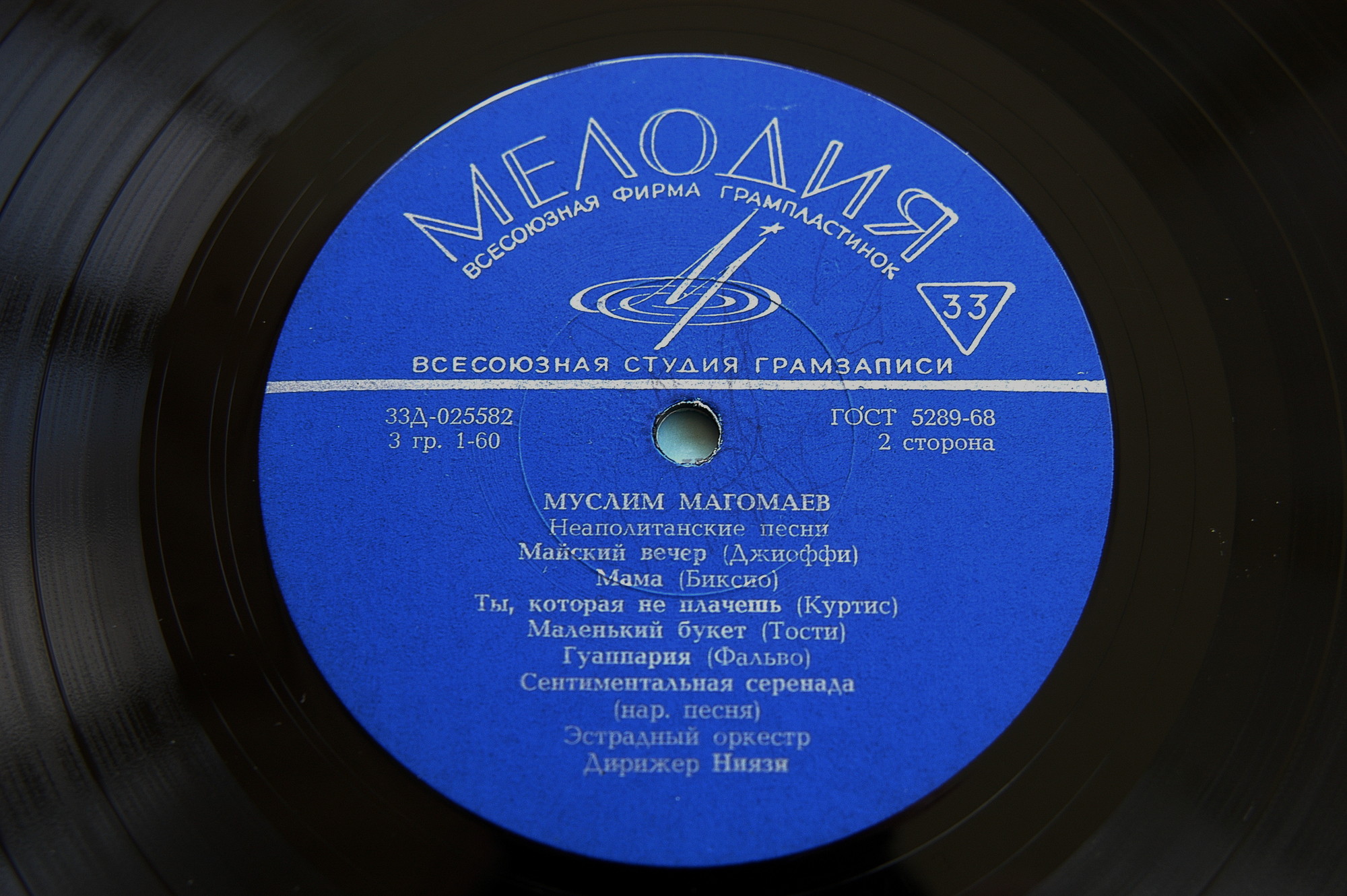 Муслим МАГОМАЕВ. Неаполитанские песни (на итальянском языке)