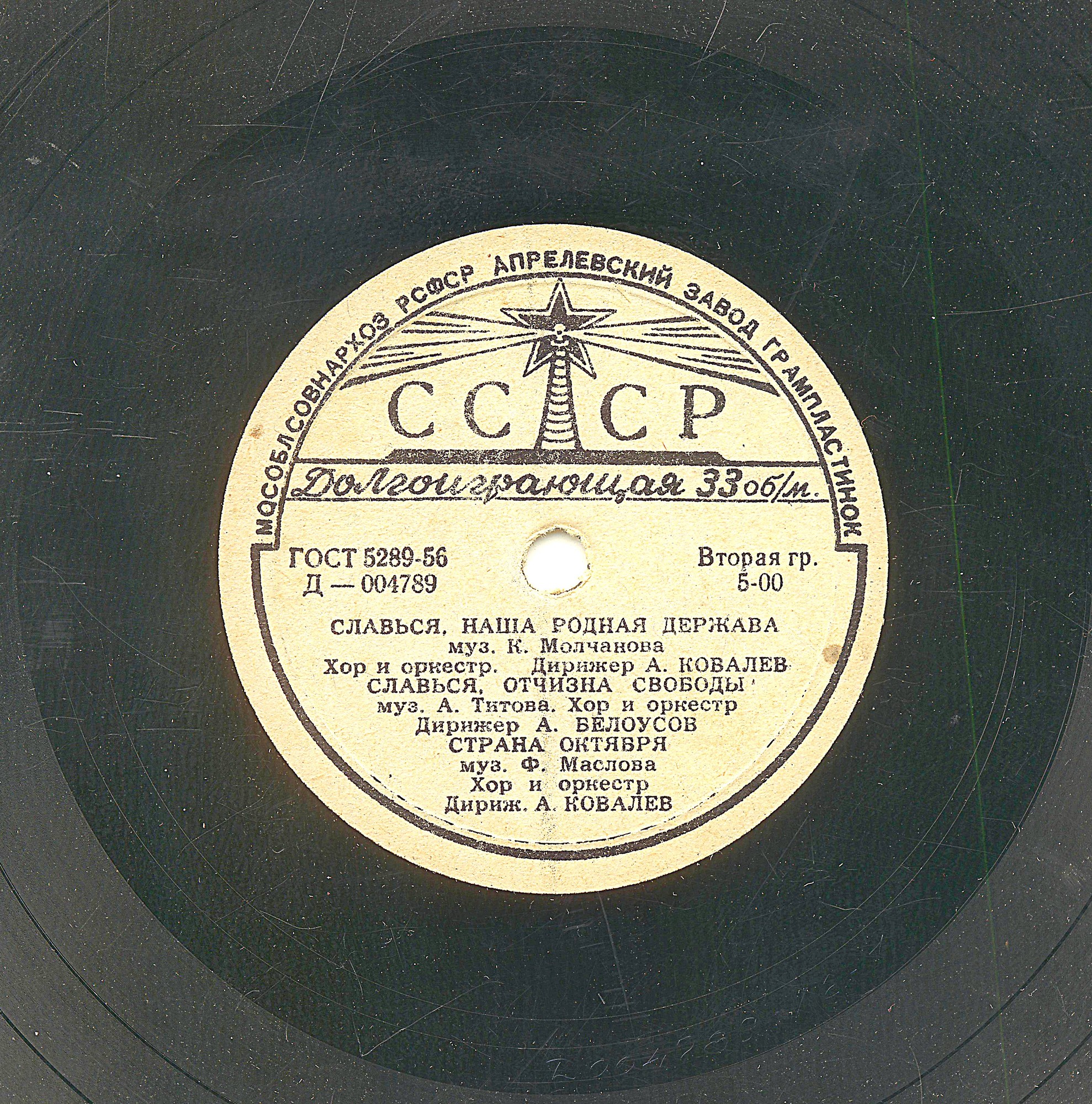 Песни о Ленине, Партии, Родине