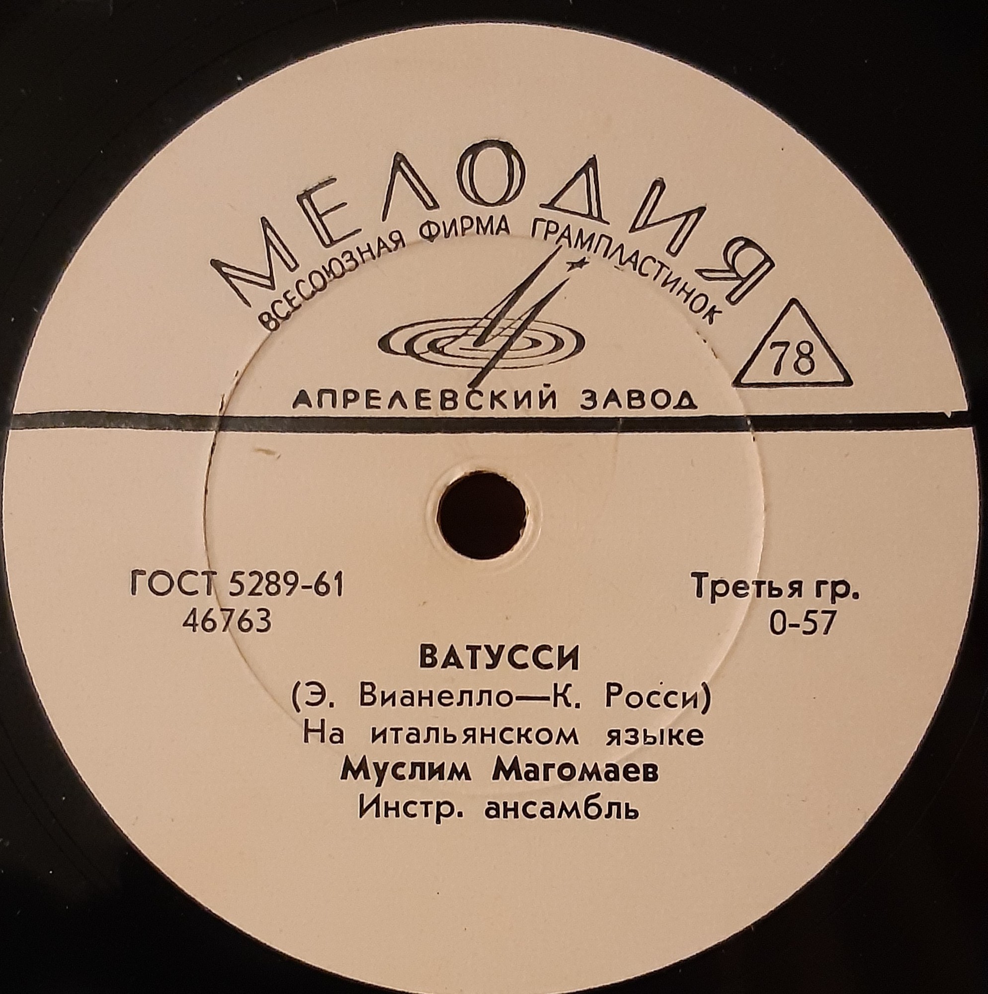 Муслим Магомаев – Ватусси / Мои друзья