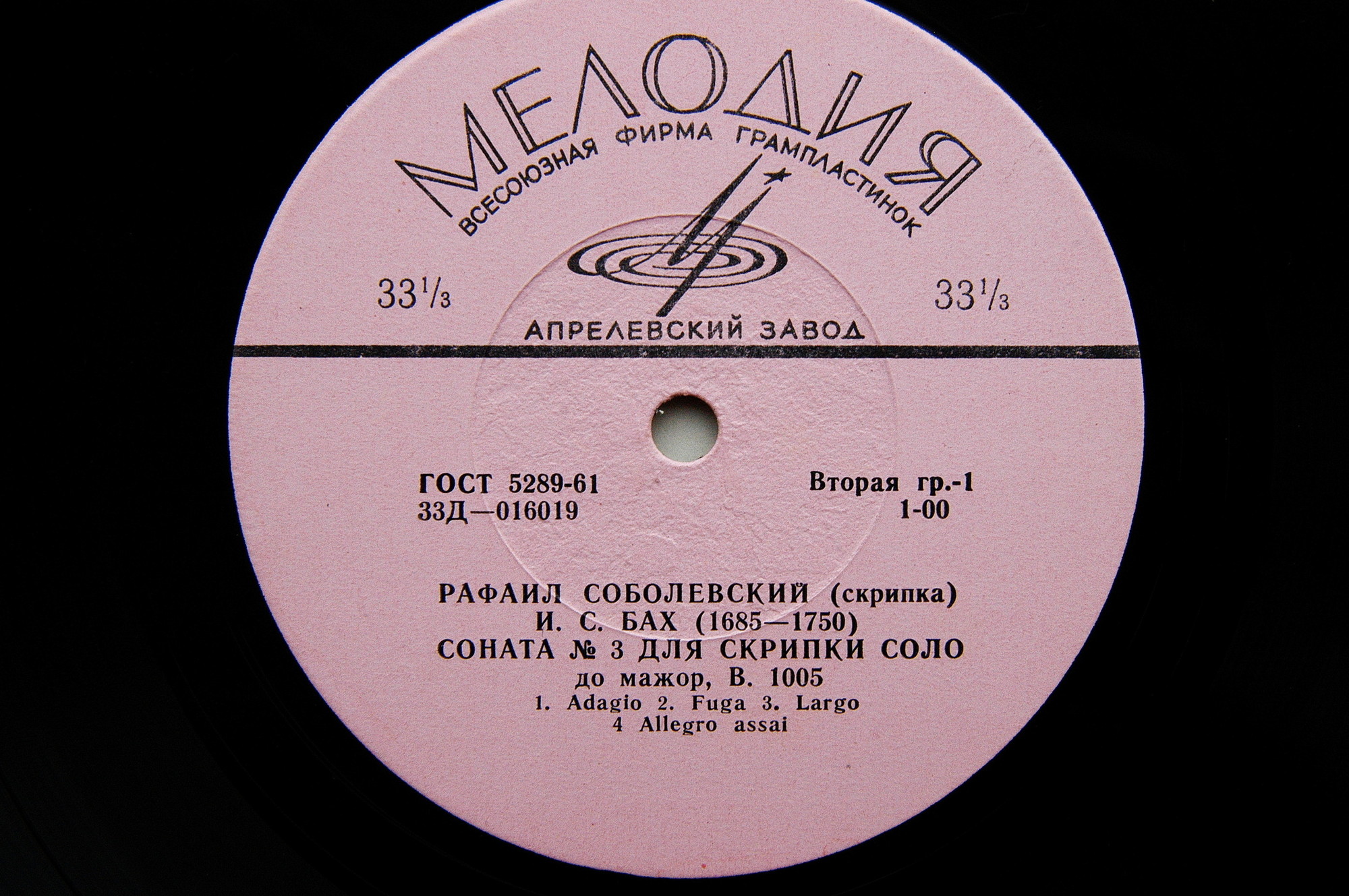 Рафаил СОБОЛЕВСКИЙ (скрипка)