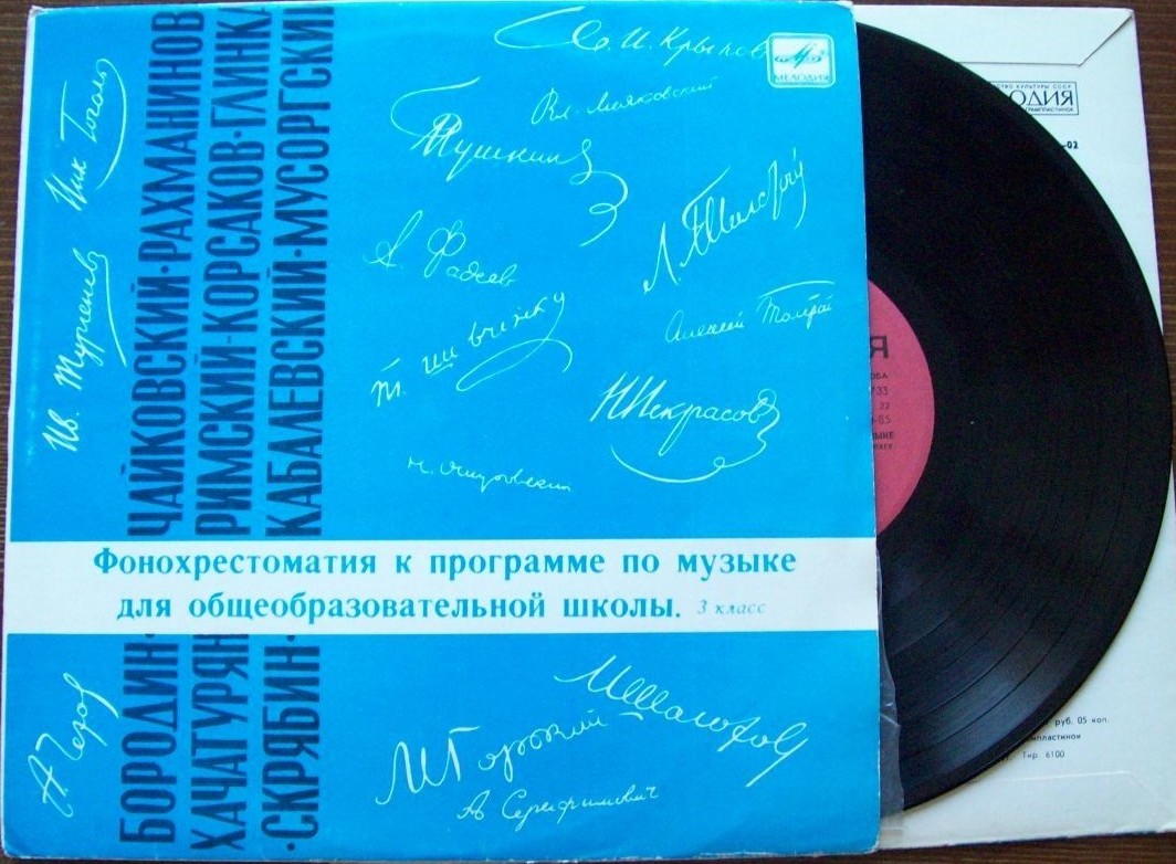 ФОНОХРЕСТОМАТИЯ К ПРОГРАММЕ ПО МУЗЫКЕ ДЛЯ ОБЩЕОБРАЗОВАТЕЛЬНОЙ ШКОЛЫ. 3 класс