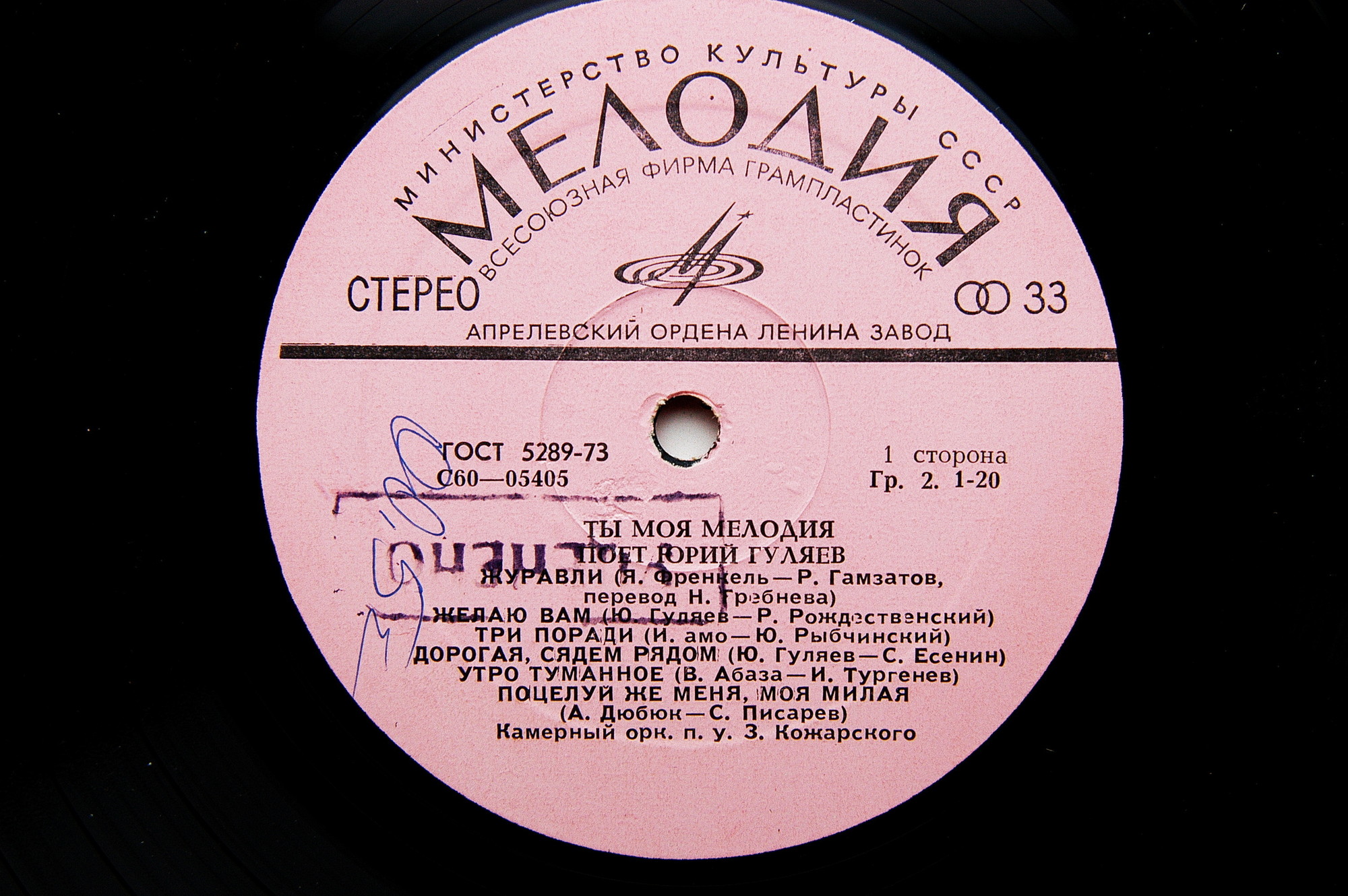 «Ты, моя мелодия». Поет Юрий ГУЛЯЕВ