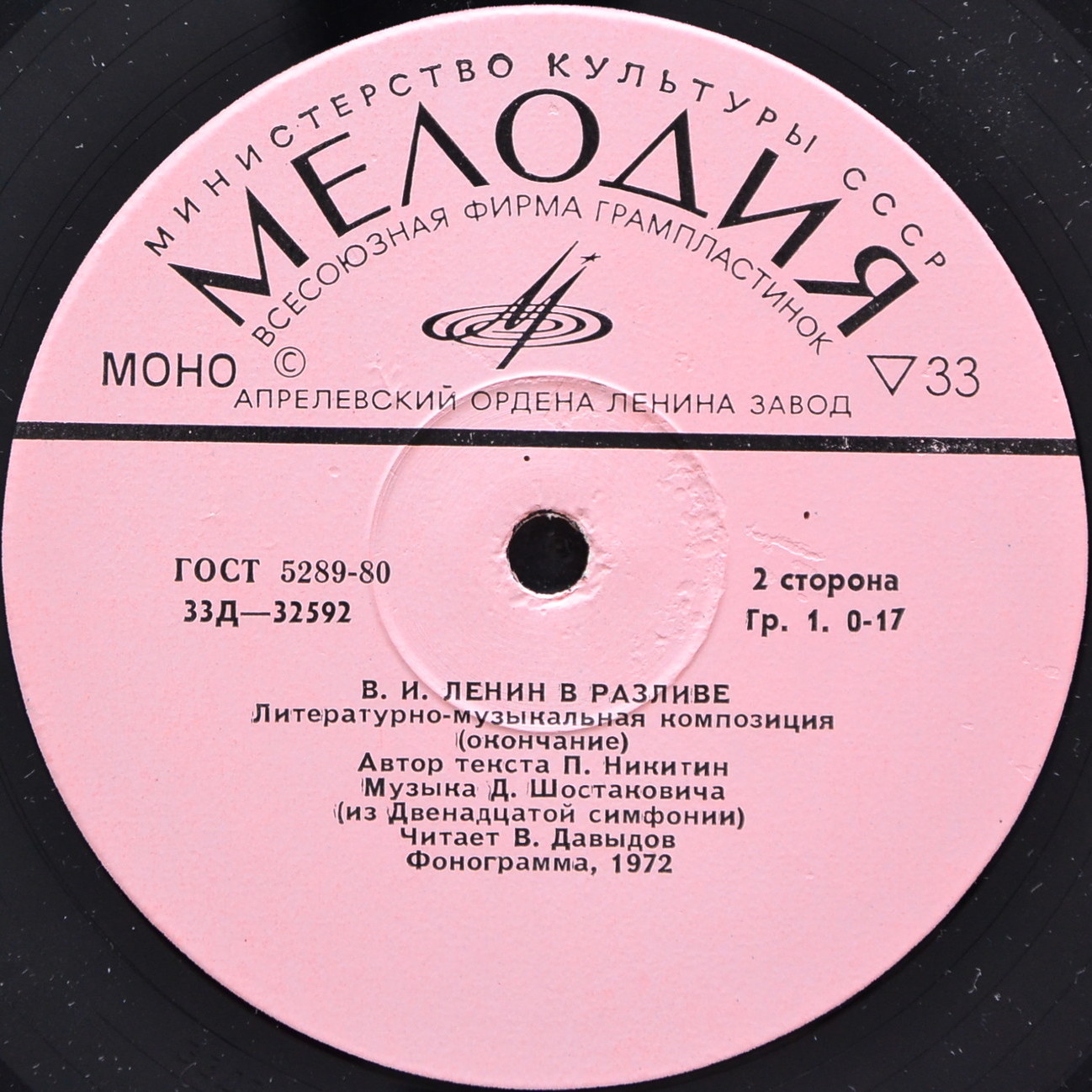 В. И. ЛЕНИН В РАЗЛИВЕ