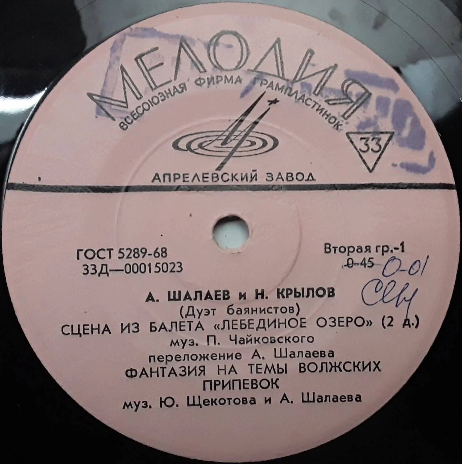 Анатолий ШАЛАЕВ и Николай КРЫЛОВ (дуэт баянистов)