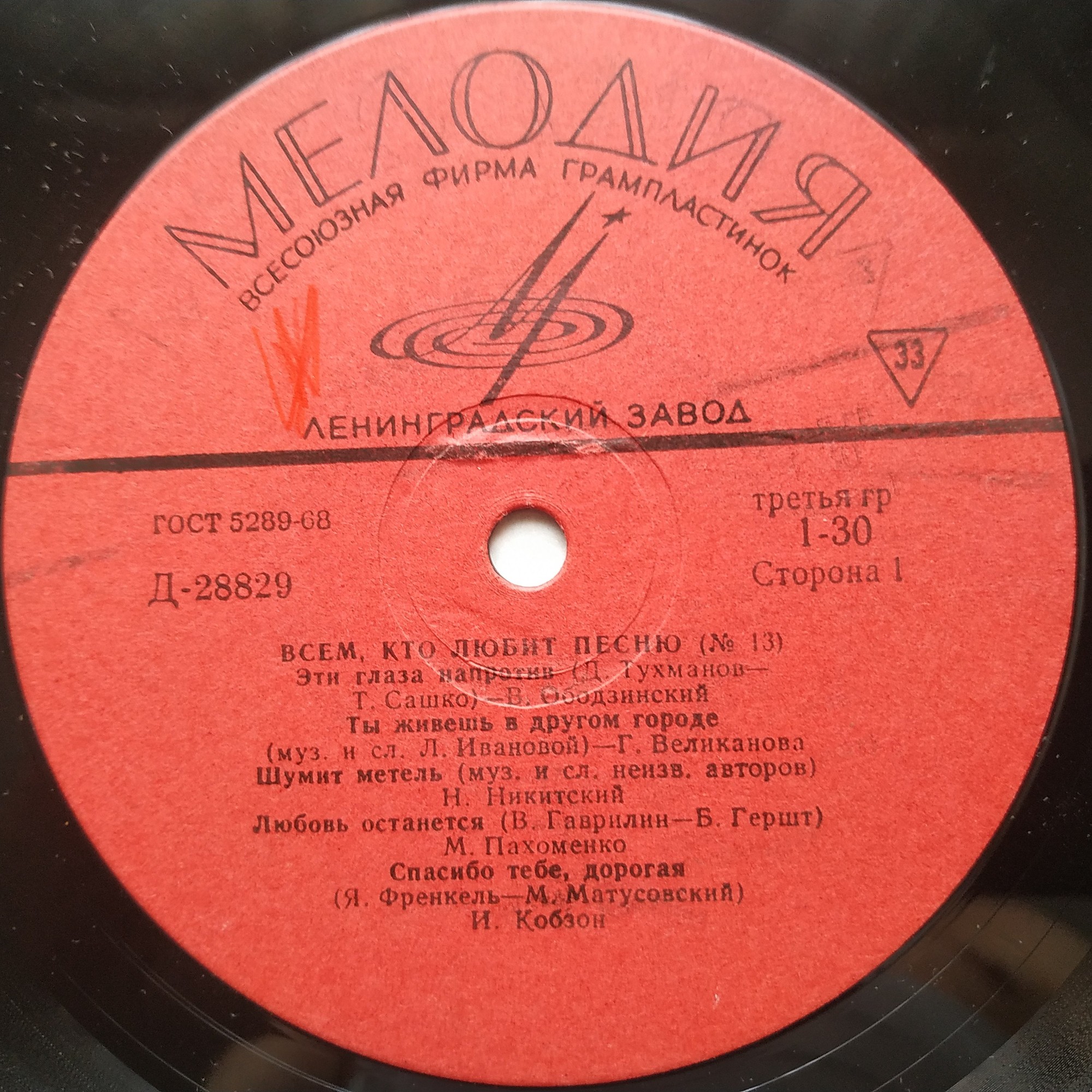 Всем, кто любит песню (№ 13)