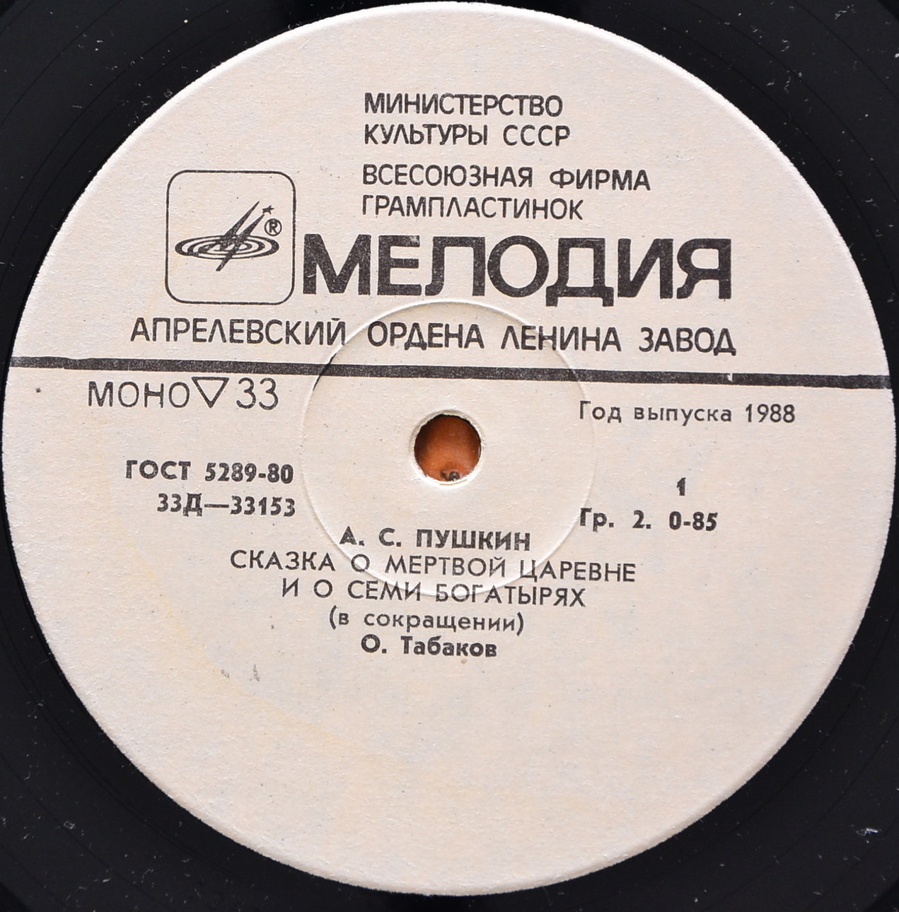 А. С. Пушкин. Сказка о мёртвой царевне и о семи богатырях