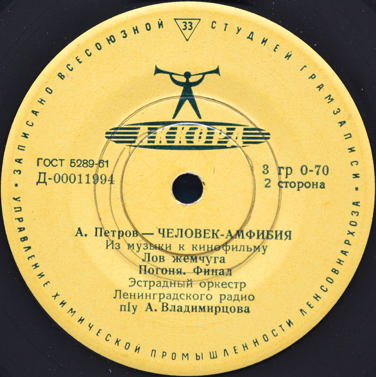 А. ПЕТРОВ (1930—2006) - Из музыки к к/ф «Человек-амфибия»
