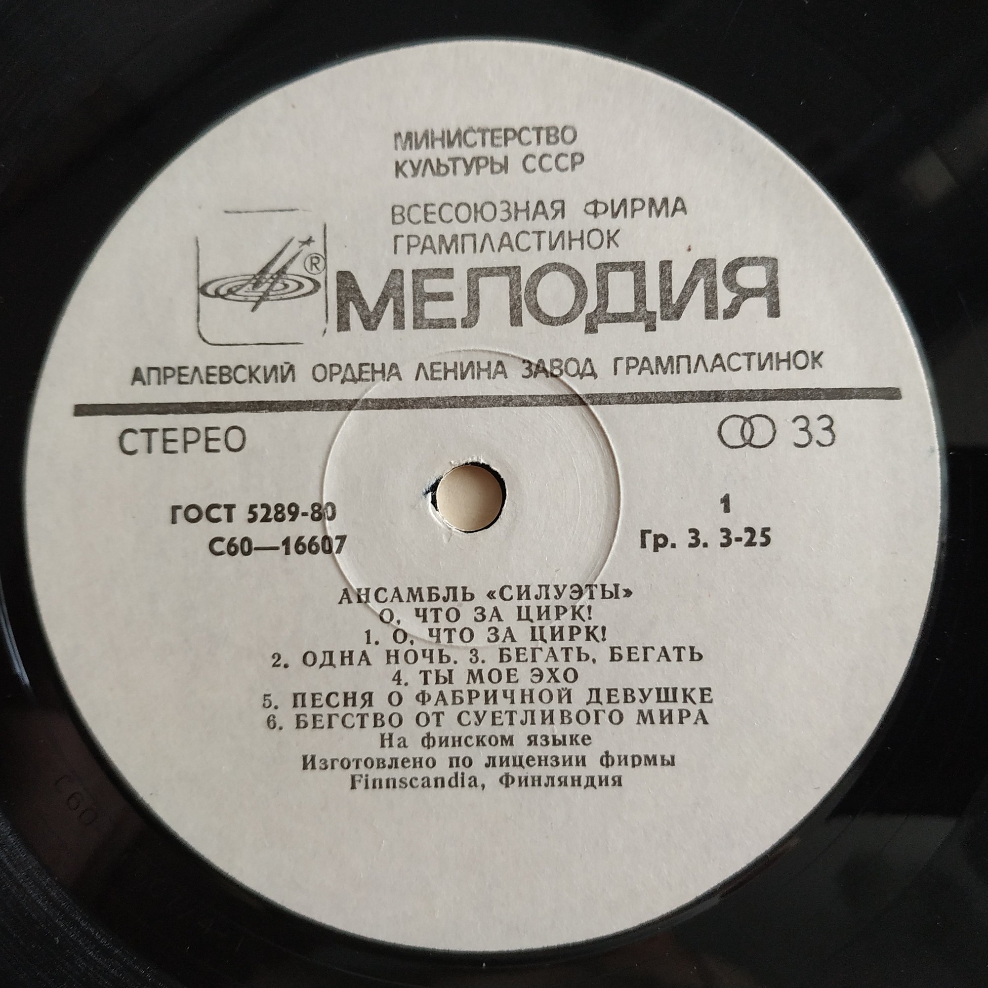 Ансамбль «Силуэты». О, что за цирк!