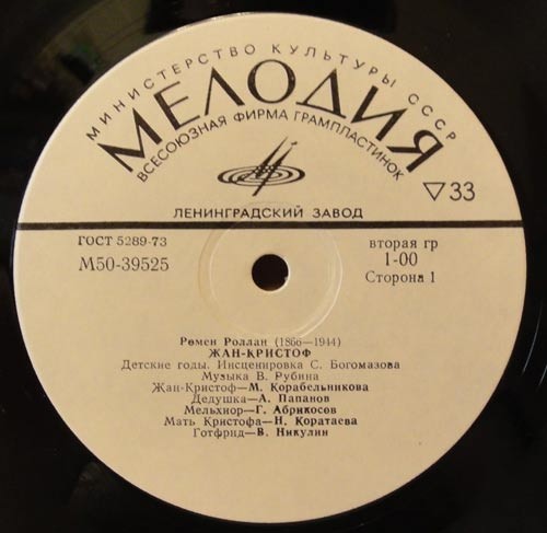 Ромен Роллан — Жан-Кристоф. Детские годы (инсценировка)