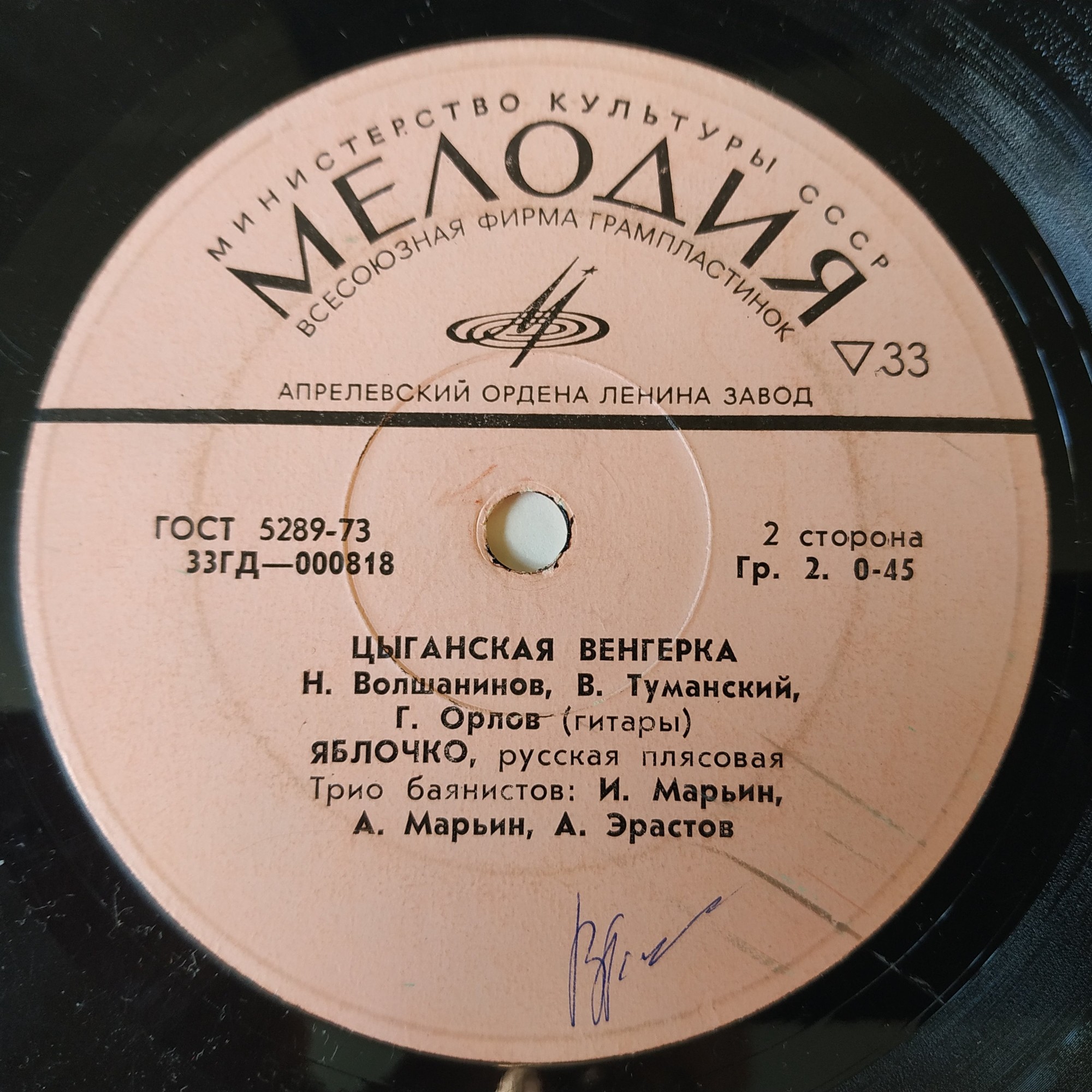 Плясовые мелодии: Барыня, Лезгинка, Цыганская венгерка, Яблочко