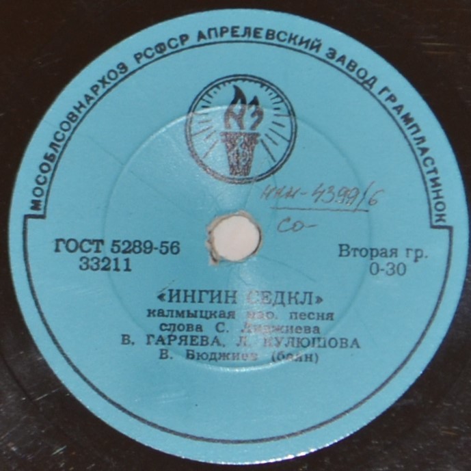 В. ГАРЯЕВА и Л. КУЛЮШОВА поют калмыцкие народные песни