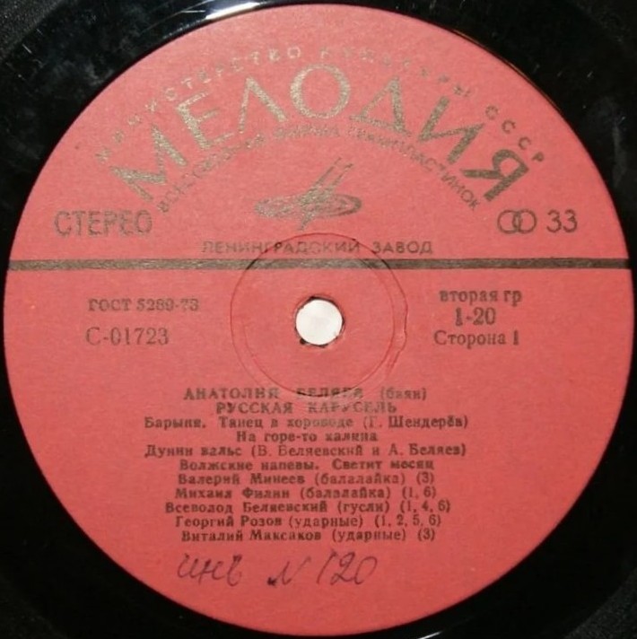 Анатолий Беляев (баян) - Русская карусель