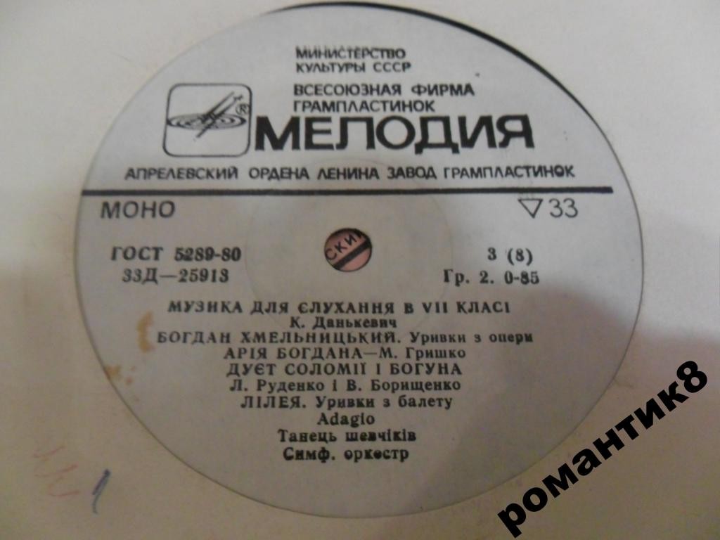 СЛУШАНИЕ МУЗЫКИ В ШКОЛЕ (для украинских школ). VII класс
