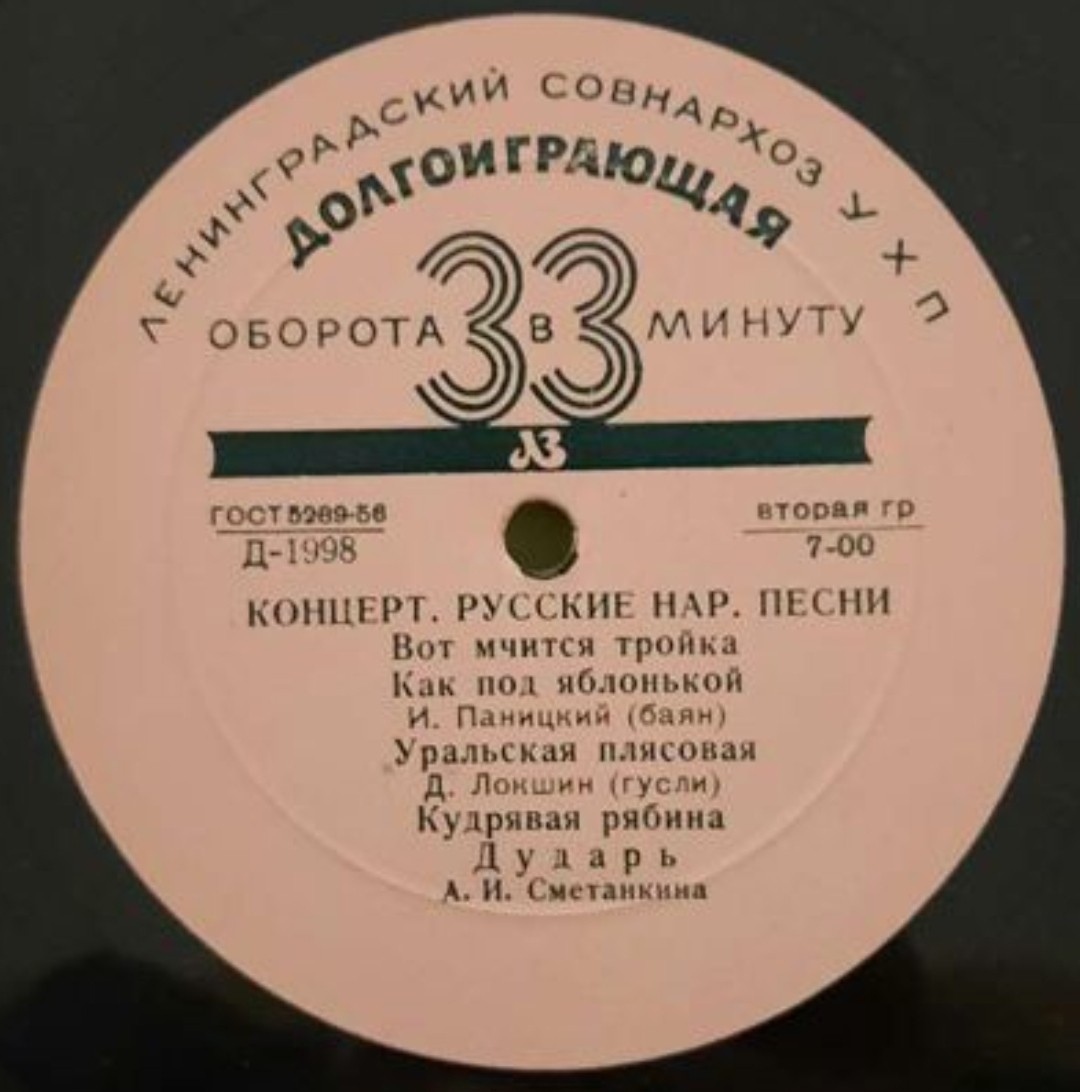 Русские народные песни и танцы