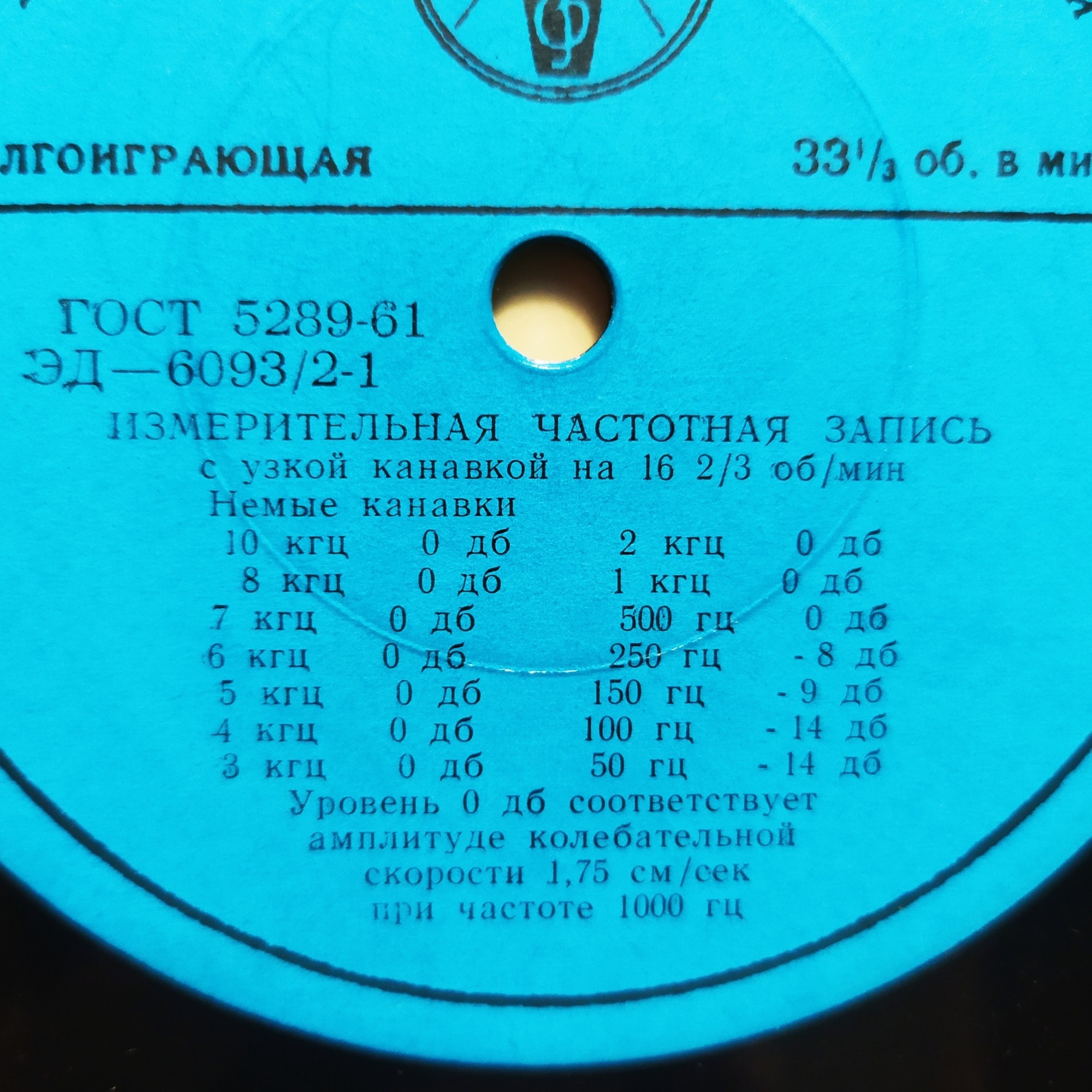 Измерительная частотная запись