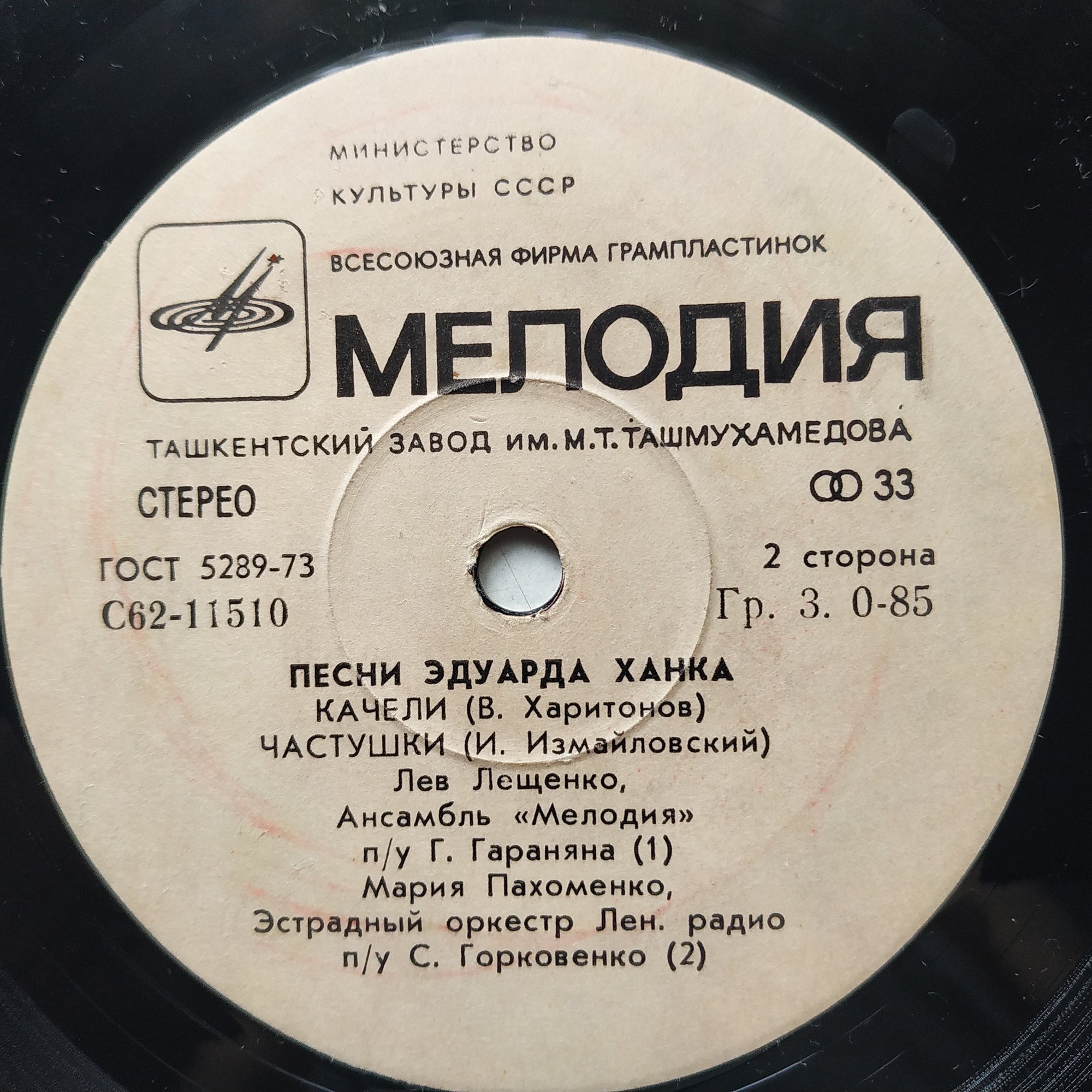 Песни Эдуарда Ханка