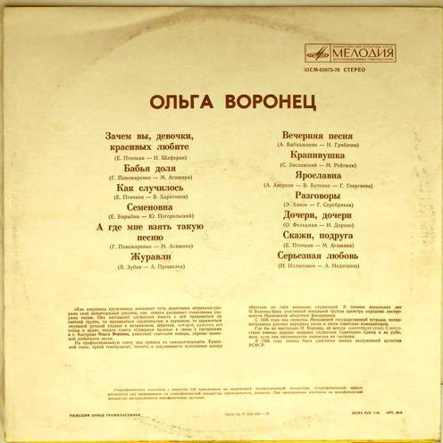 Ольга Воронец