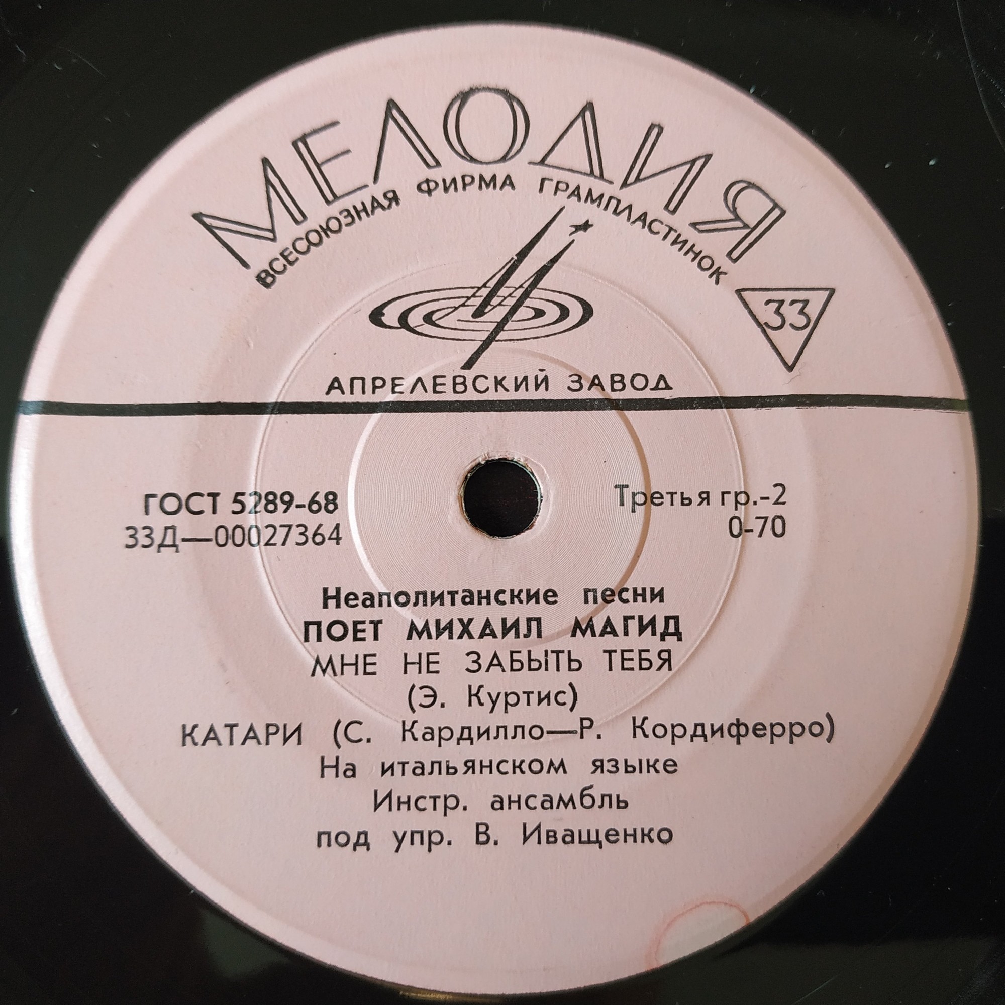 М. МАГИД. Неаполитанские песни