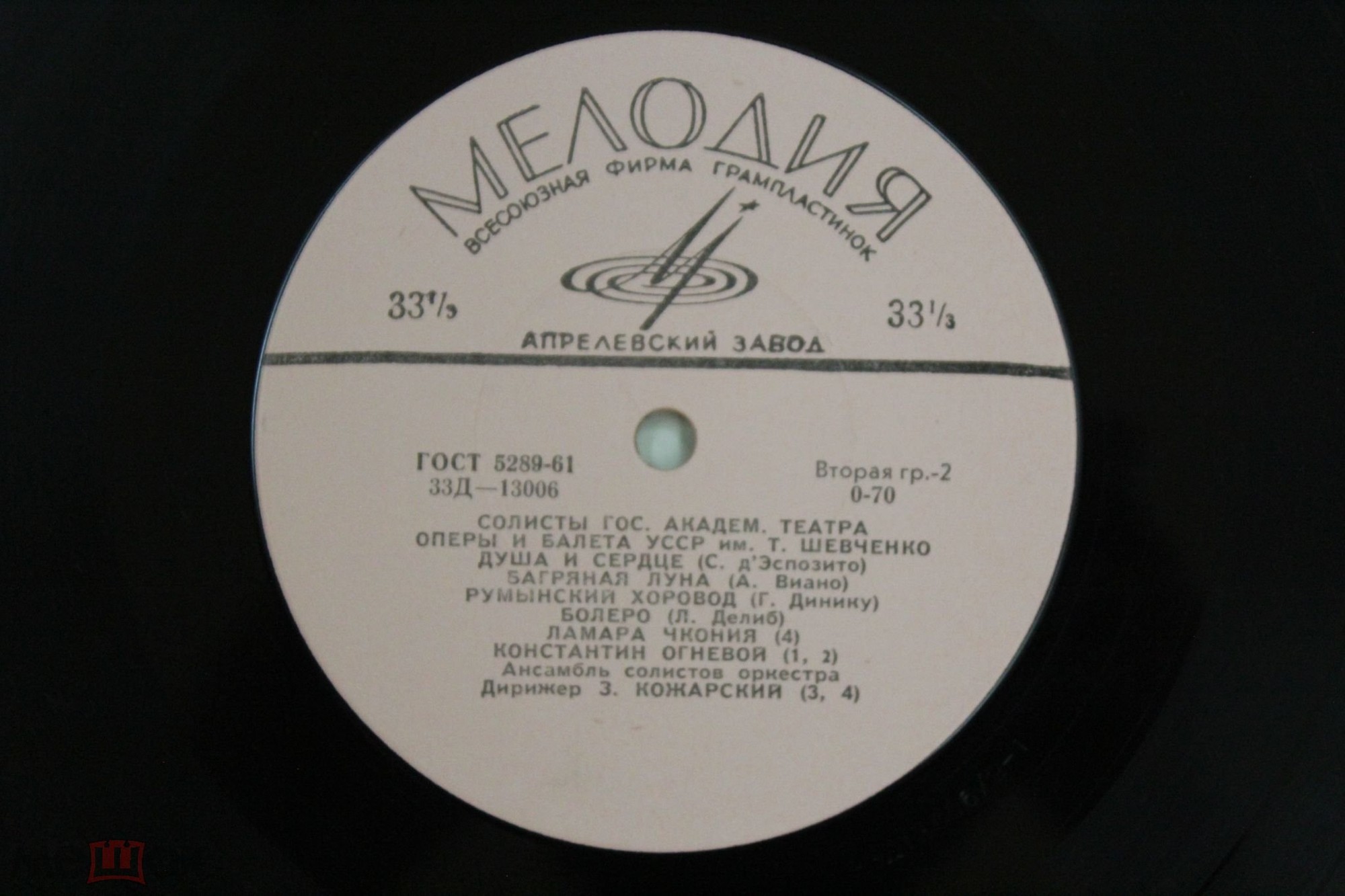 Солисты государственного академического театра оперы и балета УССР им. Т. Шевченко