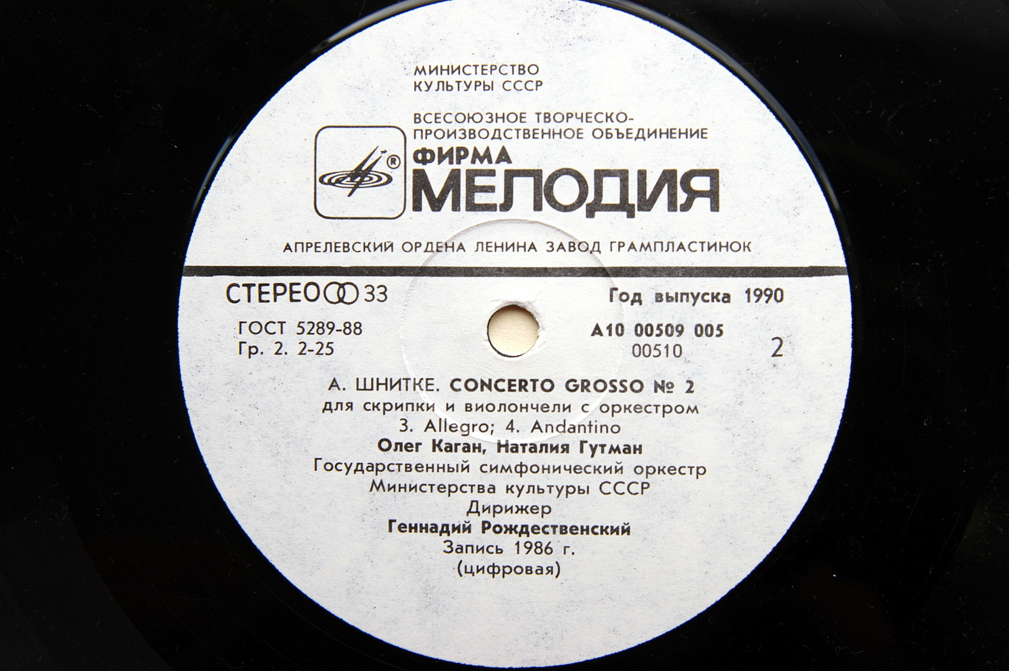 А. Шнитке - Concerto Grosso № 2
