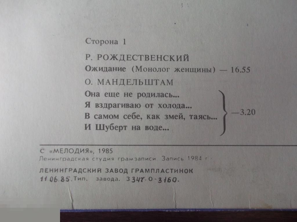 Алиса ФРЕЙНДЛИХ. Стихотворения