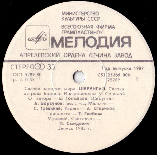 Шерунгал (сказка острова Борнео)