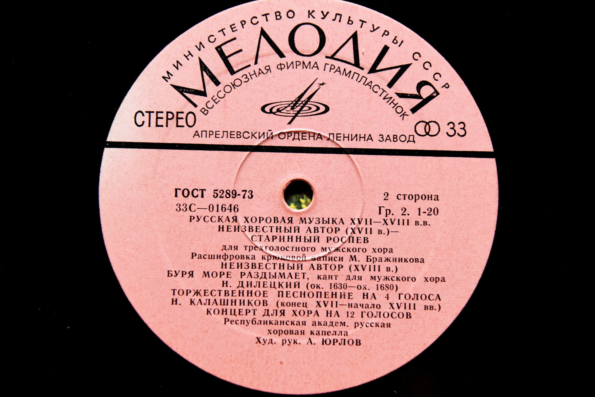 Русская хоровая музыка XVI-XVIII веков