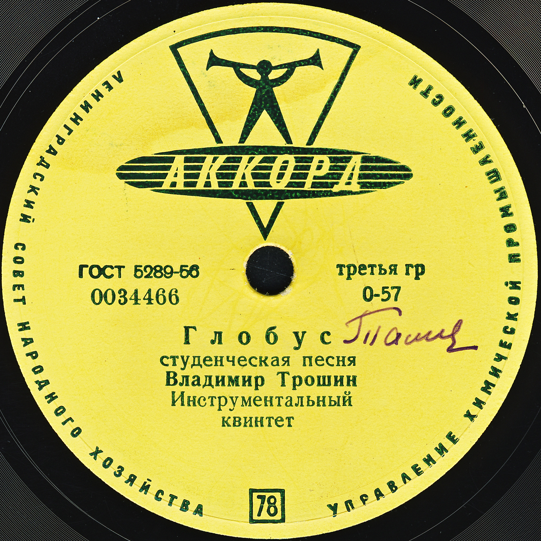 Аскольд Беседин - Праздничная // Владимир  Трошин - Глобус