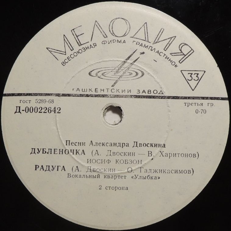 Песни Александра Двоскина