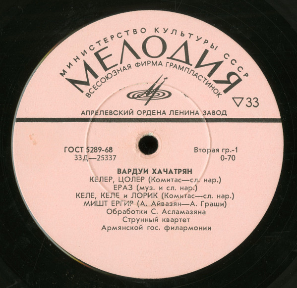 Вардуи ХАЧАТРЯН, Анжелика АРУТЮНЯН. Армянские песни