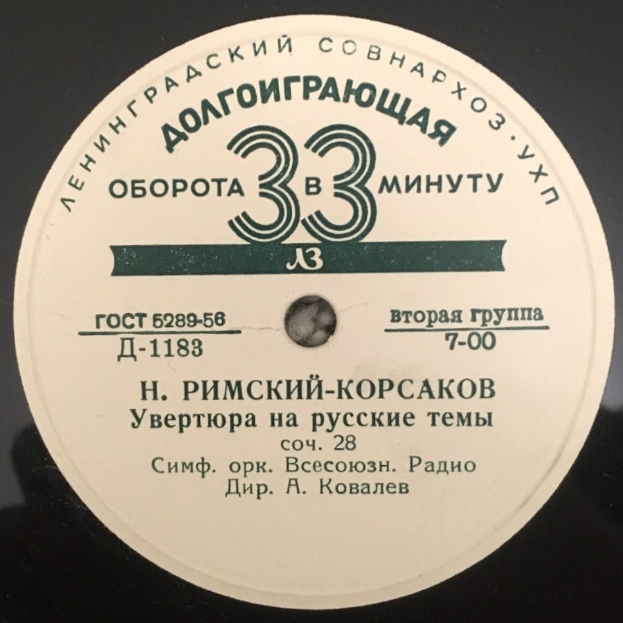 Н. Римский-Корсаков: Увертюра на русские темы // С. Рахманинов: Юношеская симфония