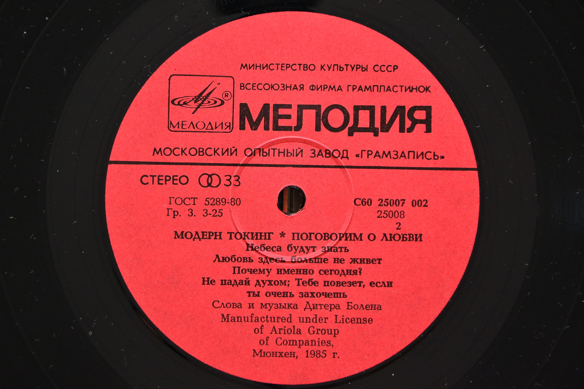 МОДЕРН ТОКИНГ «Поговорим о любви»