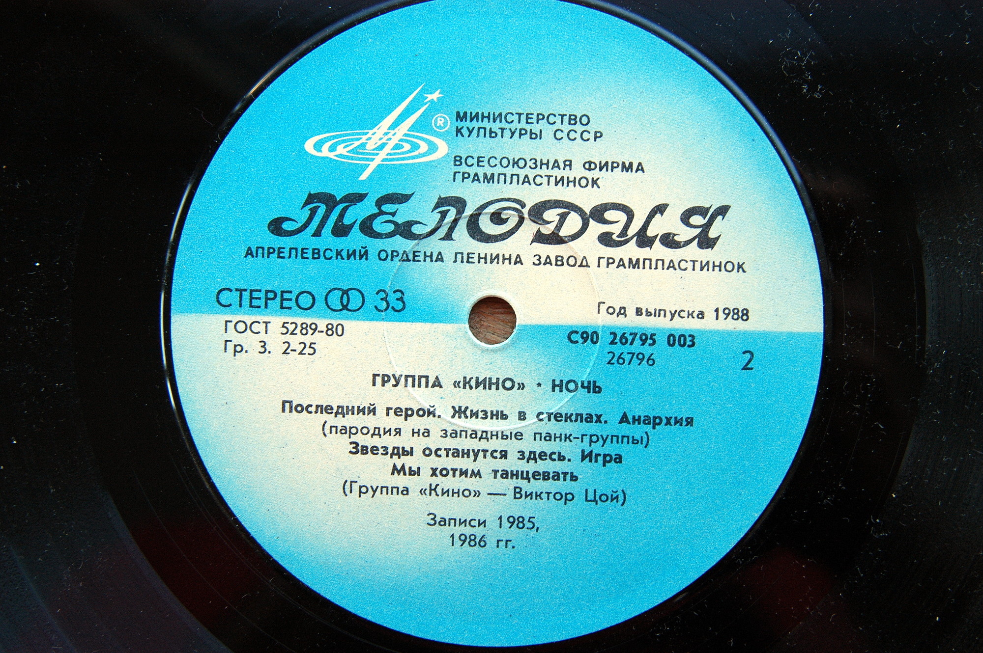 Группа "Кино" — Ночь