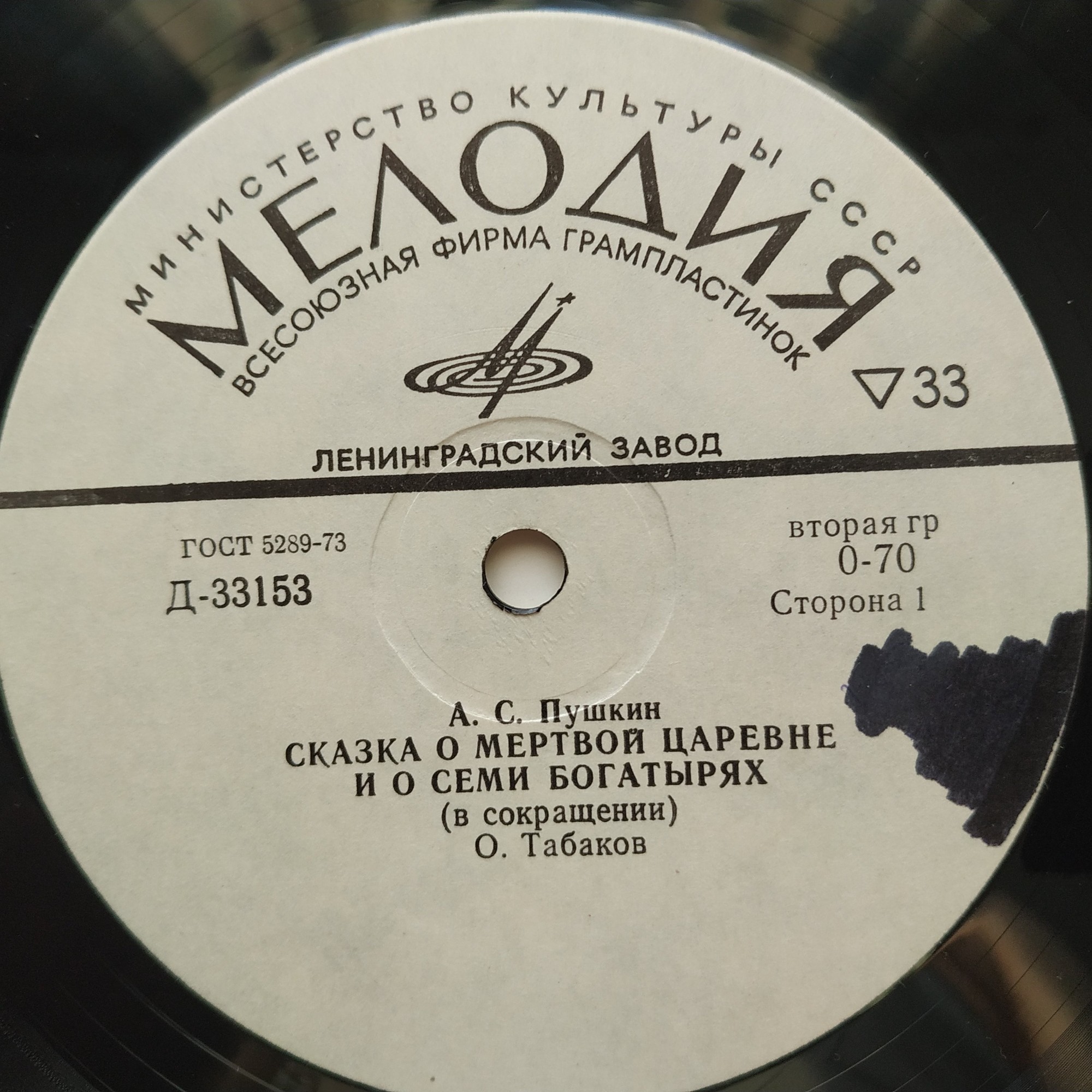 А. С. Пушкин. Сказка о мёртвой царевне и о семи богатырях