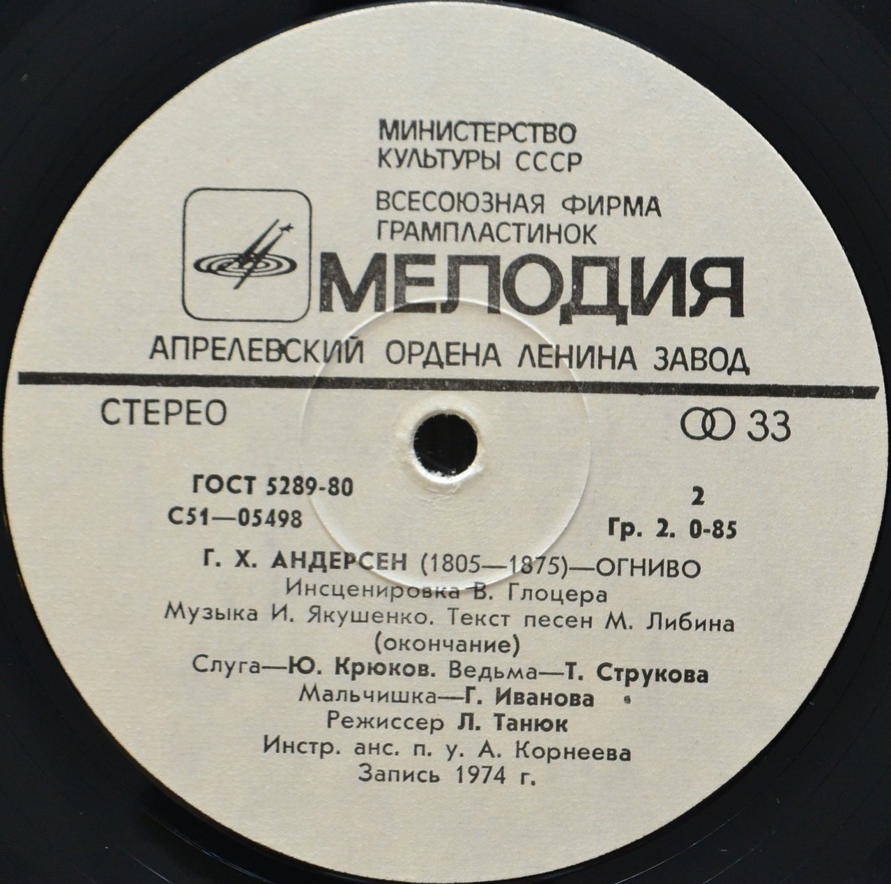 Г. Х. Андерсен. Огниво