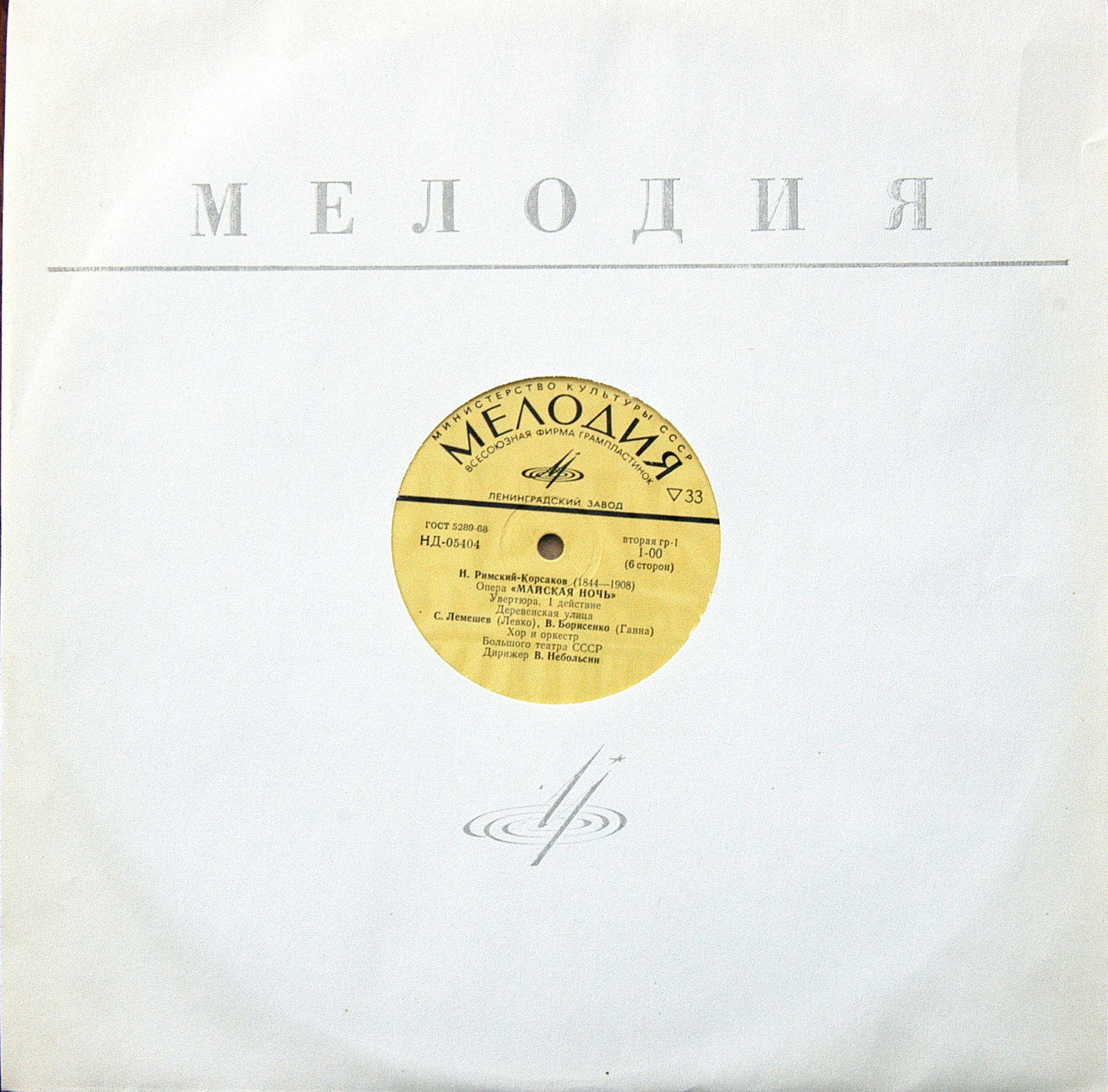 Н. РИМСКИЙ-КОРСАКОВ (1844–1908): «Майская ночь», опера в 3 д. (В. Небольсин)