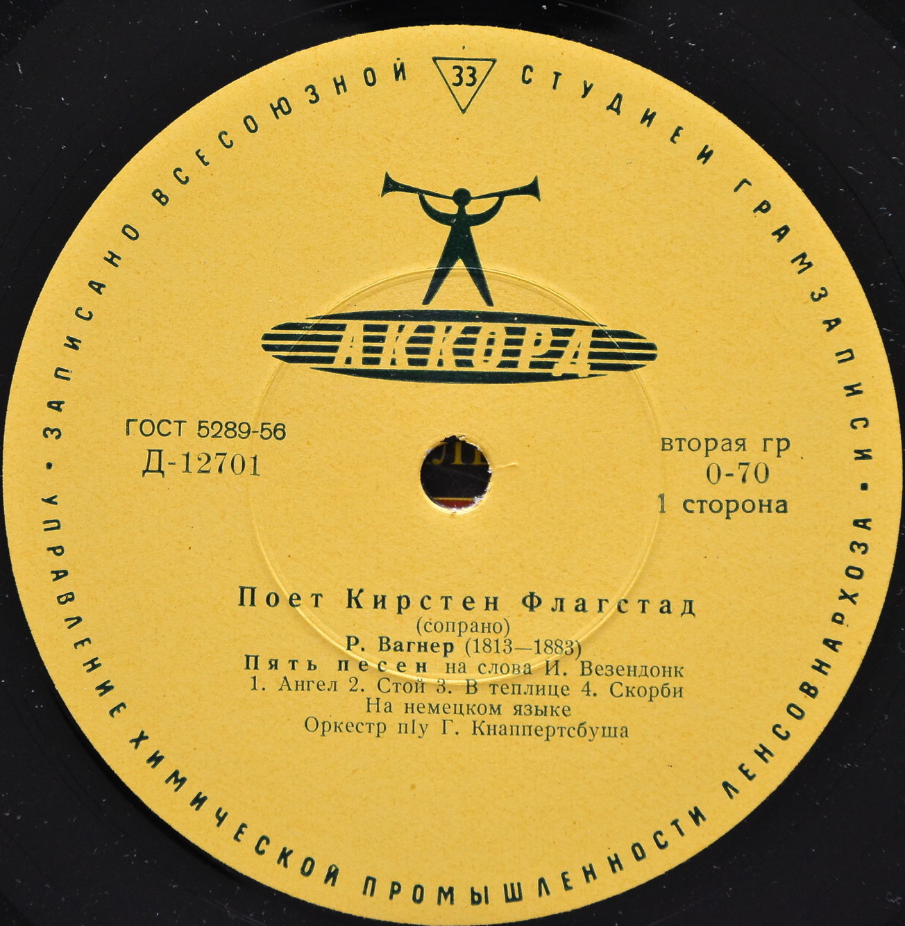 Р. Вагнер. Поет Кирстен Флагстад (сопрано)