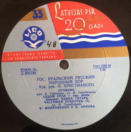 Государственный уральский русский народный хор