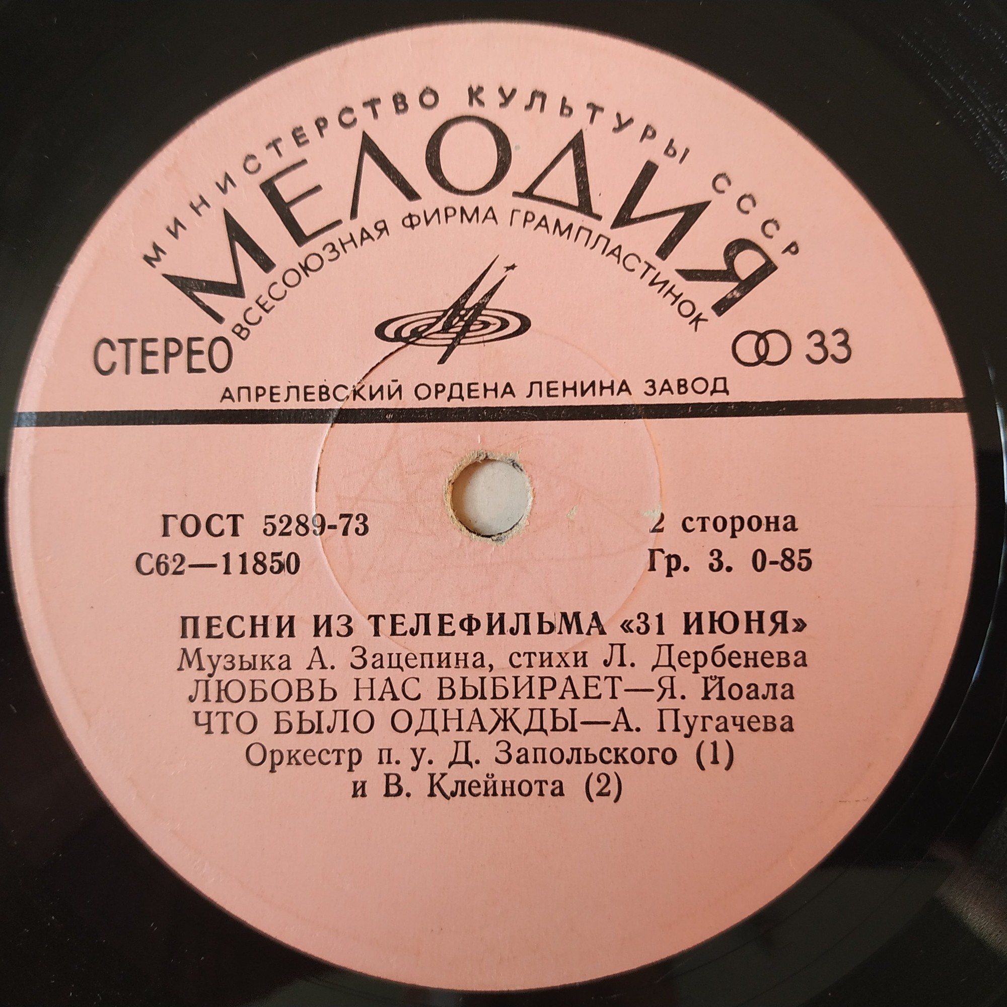 Песни из телефильма «31 июня»