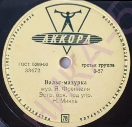 Эстрадный оркестр п/у Н. МИНХА