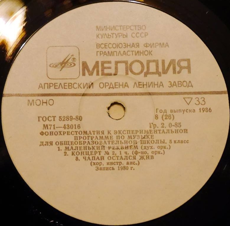 Фонохрестоматия к экспериментальной программе по музыке для общеобразовательной школы. 5 класс