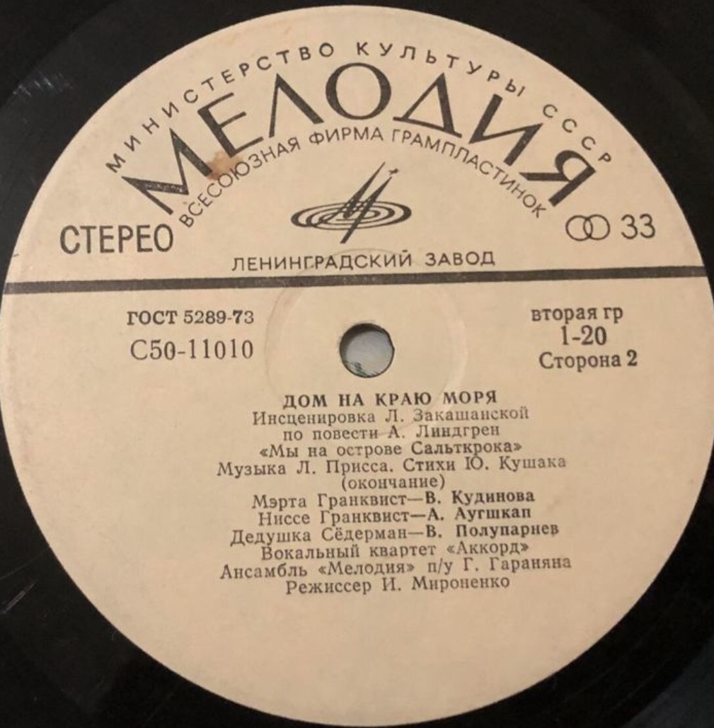 А. ЛИНДГРЕН. "Дом на краю моря" (инсценировка)