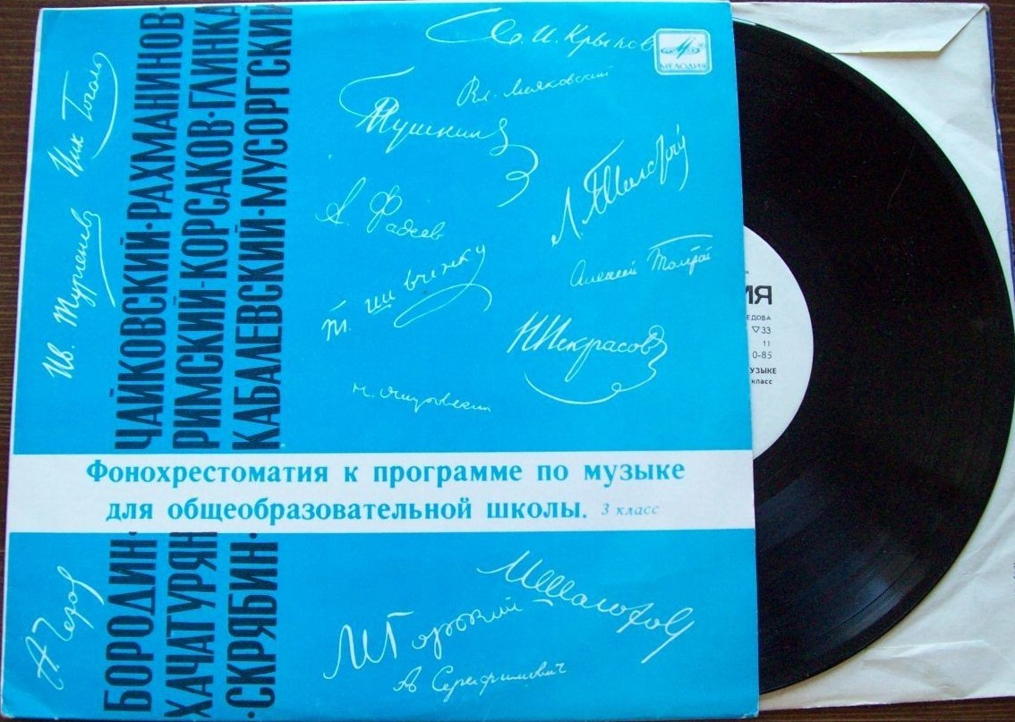 ФОНОХРЕСТОМАТИЯ К ПРОГРАММЕ ПО МУЗЫКЕ ДЛЯ ОБЩЕОБРАЗОВАТЕЛЬНОЙ ШКОЛЫ. 3 класс